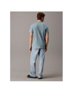 T-shirt heavy regular vert d'eau homme - Calvin Klein Jeans