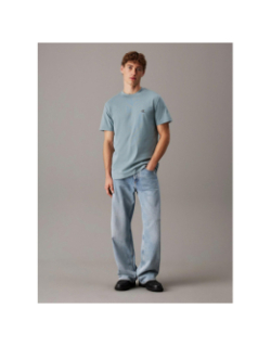 T-shirt heavy regular vert d'eau homme - Calvin Klein Jeans