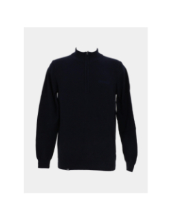 Pull à col zippé spumi bleu marine homme - Oxbow