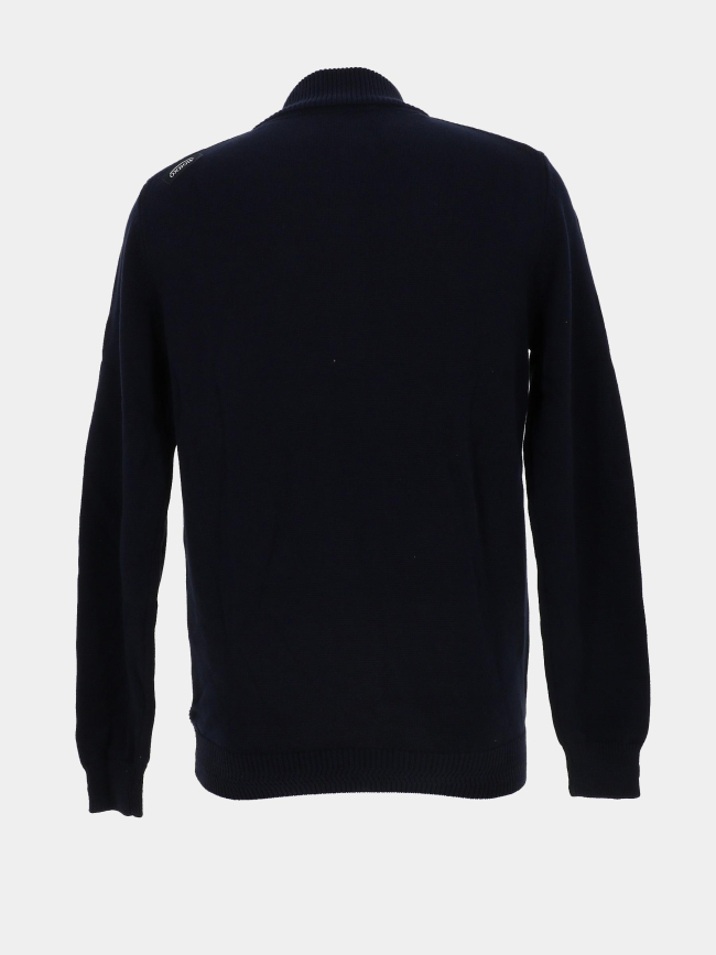 Pull à col zippé spumi bleu marine homme - Oxbow