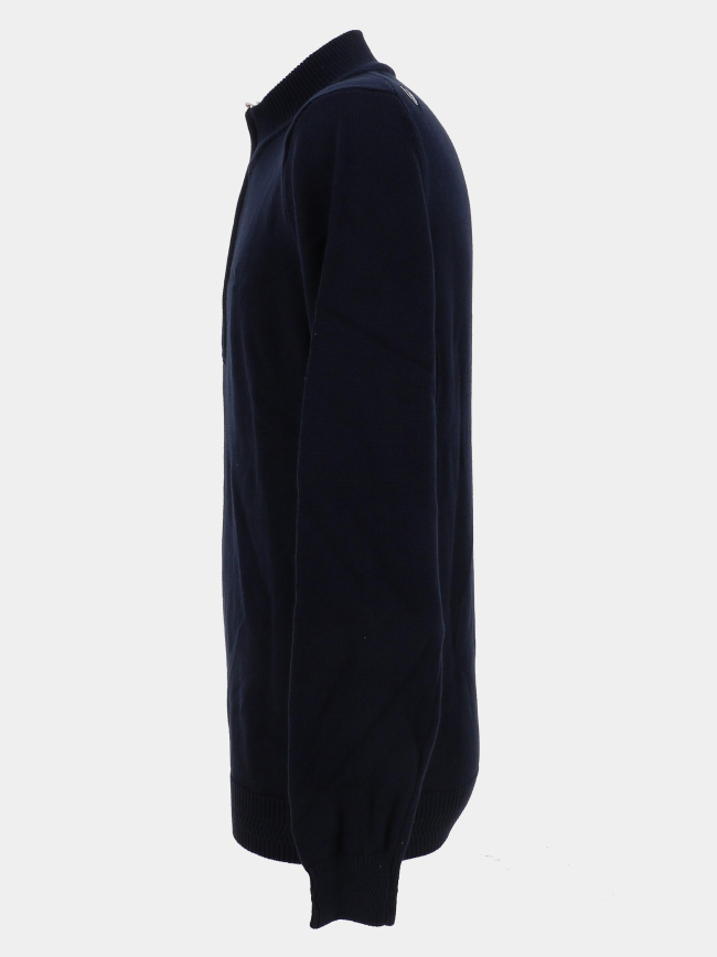 Pull à col zippé spumi bleu marine homme - Oxbow