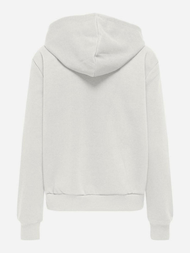 Sweat à capuche dawnie blanc femme - Only