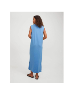 Robe sans manches à fentes kelly bleu femme - JJXX