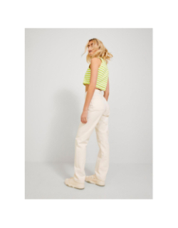 Crop top rayé alvira vert femme - Jjxx