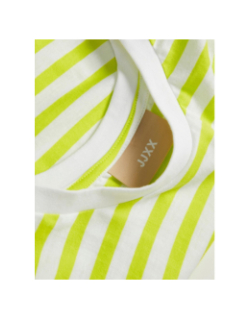 Crop top rayé alvira vert femme - Jjxx