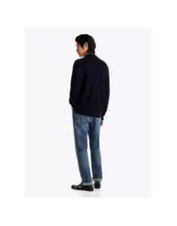 Gilet tricot à chevrons bleu marine homme - Tommy Hilfiger