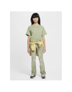 T-shirt manches courtes boxy essential kaki fille - Nike