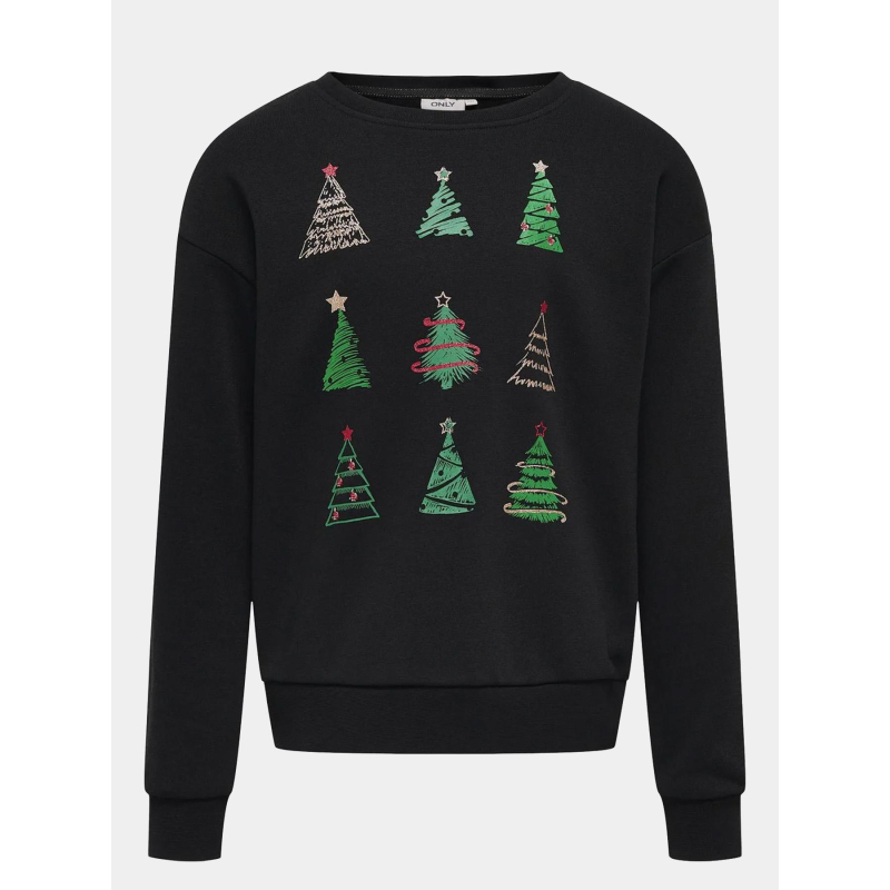Sweat de noël kogyda noir fille - Only