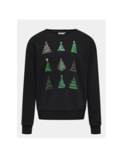 Sweat de noël kogyda noir fille - Only