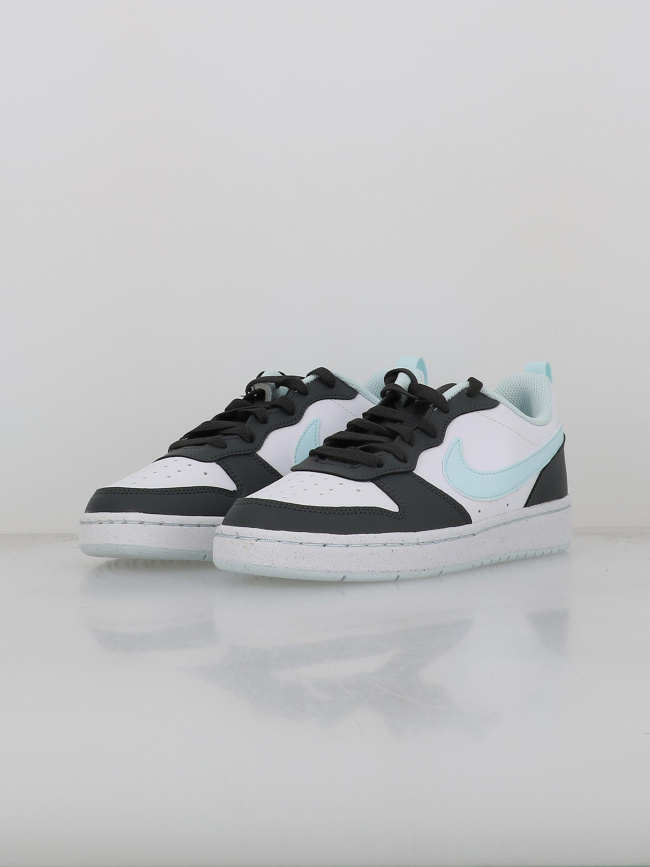 Baskets court borough recraft bg gris blanc bleu enfant - Nike