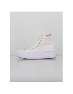 Converse all star move plateforme blanc femme