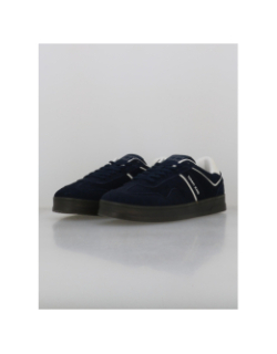 Baskets en cuir suédé greenwich bleu homme - Tommy Jeans