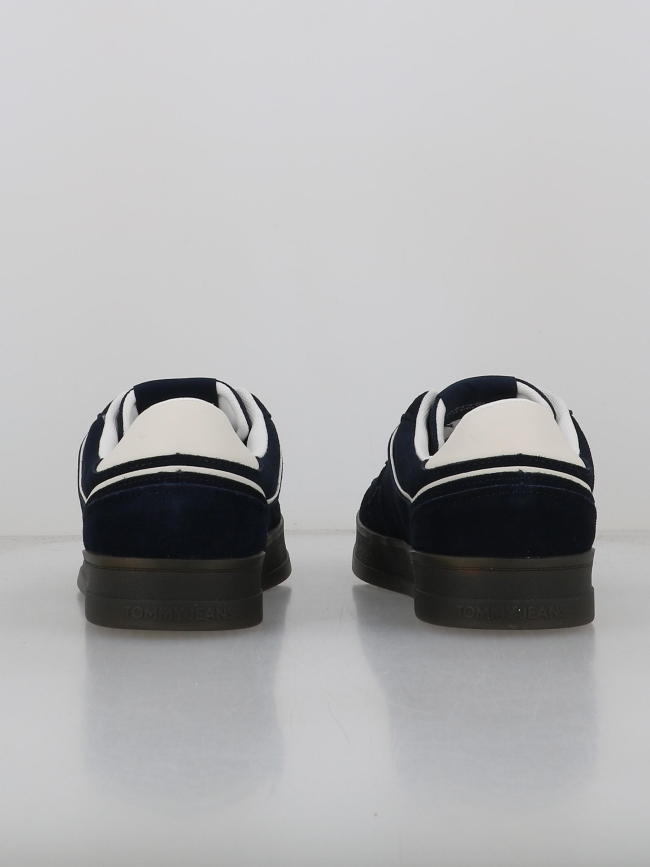 Baskets en cuir suédé greenwich bleu homme - Tommy Jeans