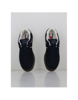 Baskets en cuir suédé greenwich bleu homme - Tommy Jeans
