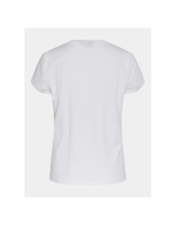 T-shirt merima cheers blanc femme - Pieces