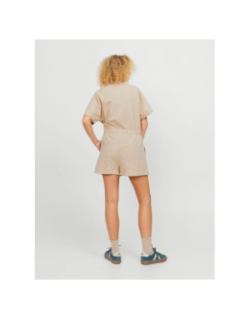 Combishort jxtrala beige femme - JJXX