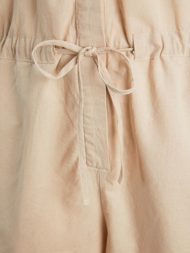 Combishort jxtrala beige femme - JJXX