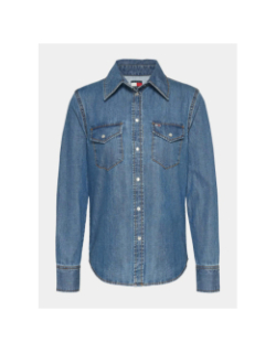 Chemise en jean regular western bleu femme - Tommy Jeans