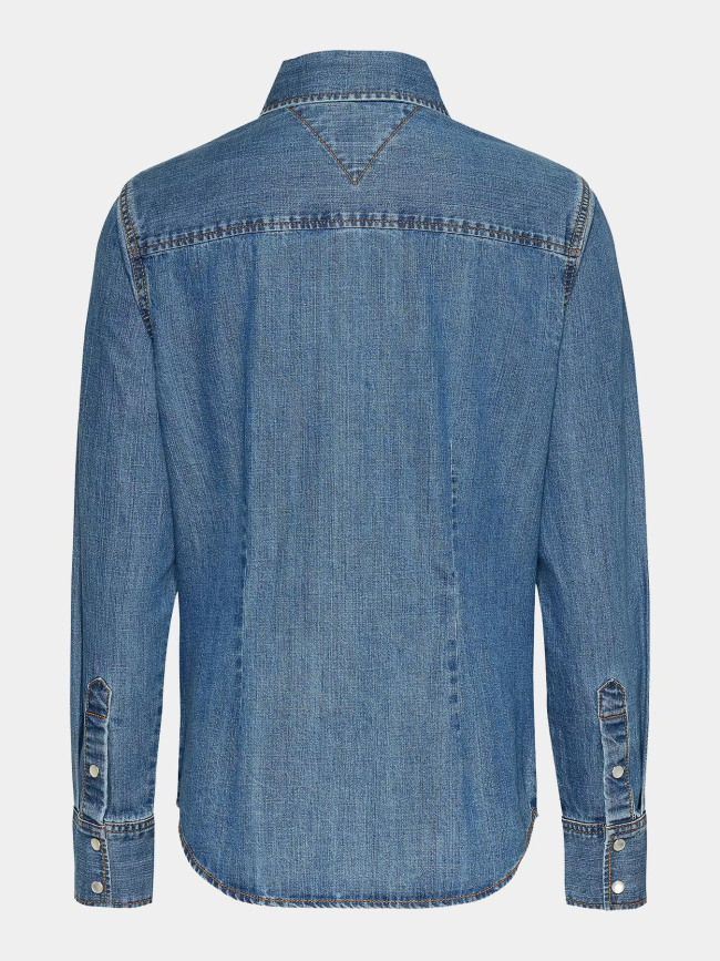Chemise en jean regular western bleu femme - Tommy Jeans