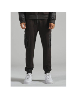 Pantalon jogging bradley noir homme - Double Hood