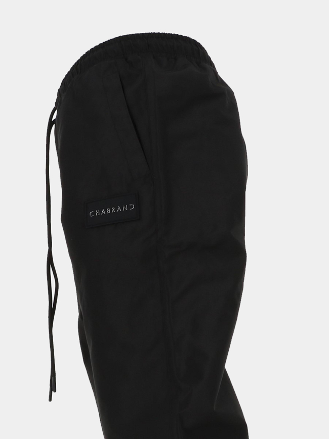 Pantalon jogging logo relief noir homme - Chabrand
