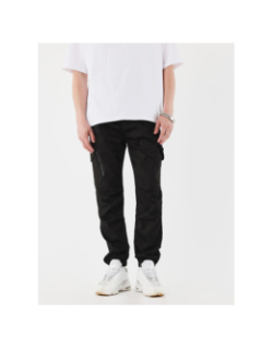 Pantalon cargo bas resserré noir homme - Project X Paris