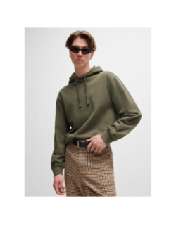 Sweat à capuche dapo kaki homme - Hugo