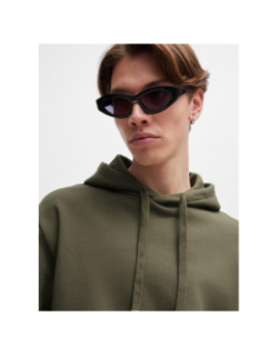 Sweat à capuche dapo kaki homme - Hugo
