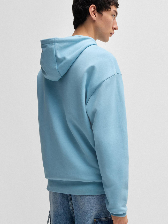 Sweat à capuche nottyo bleu homme - Hugo