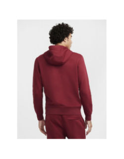 Sweat à capuche nsw club rouge homme - Nike