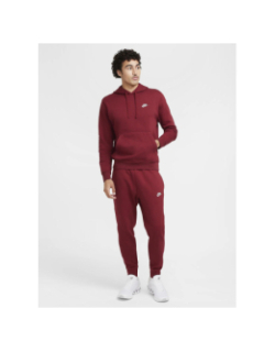 Sweat à capuche nsw club rouge homme - Nike