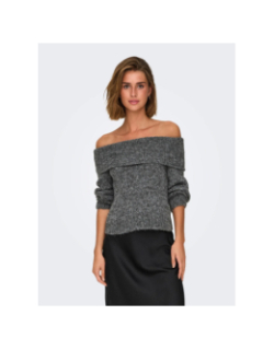 Pull épaules dénudées marie gris femme - Only