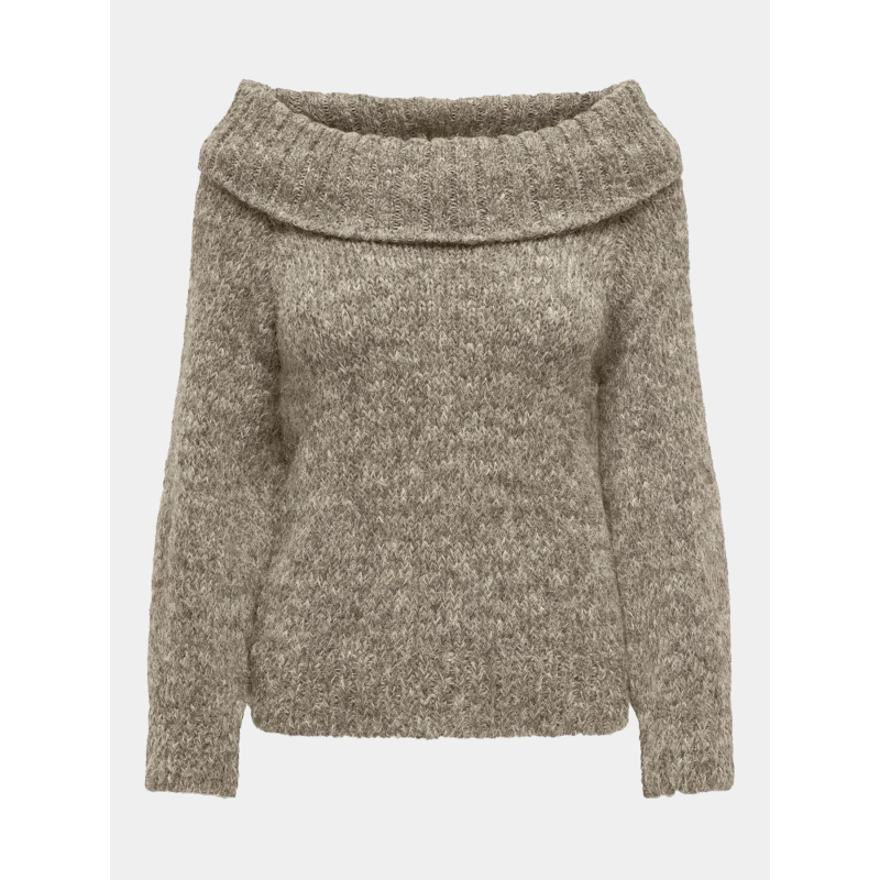 Pull épaules dénudées marie beige femme - Only