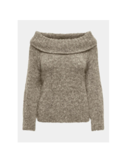 Pull épaules dénudées marie beige femme - Only