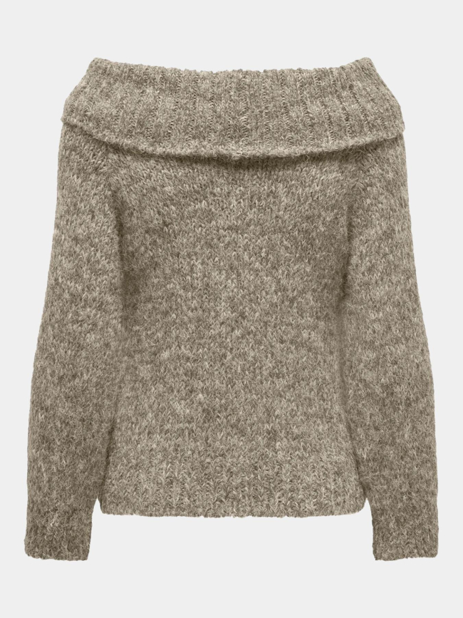 Pull épaules dénudées marie beige femme - Only