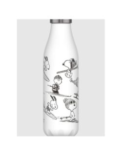 Coffret créatif bouteille isotherme snoopy blanc - Les Artistes