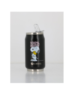 Canette isotherme snoopy 100% happy noir - Les Artistes