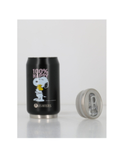 Canette isotherme snoopy 100% happy noir - Les Artistes
