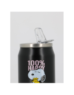 Canette isotherme snoopy 100% happy noir - Les Artistes