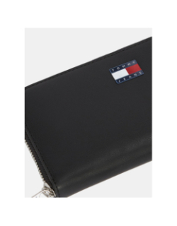 Portefeuille zippé must large noir femme - Tommy Jeans