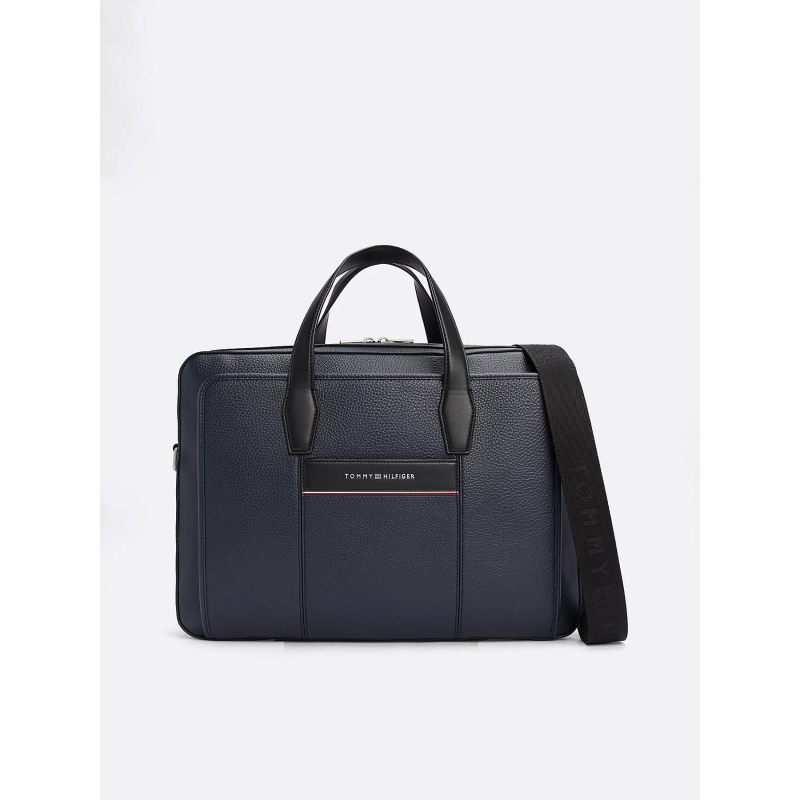 Sacoche ordinateur corp slim bleu marine - Tommy Hilfiger