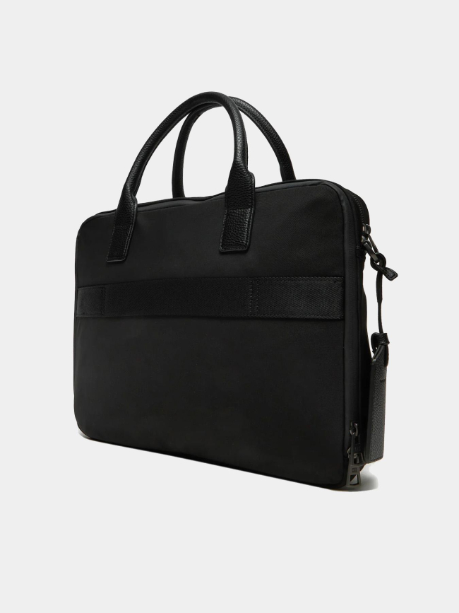 Sacoche ordinateur en tissu noir - Tommy Hilfiger