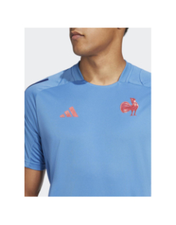 T-shirt de rugby performance ffr 24/25 bleu homme - Adidas