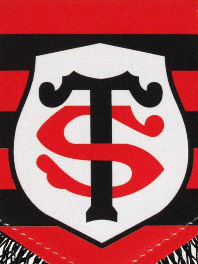Fanion blason stade toulaisain noir et rouge - TOP 14