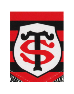Fanion blason stade toulaisain noir et rouge - TOP 14