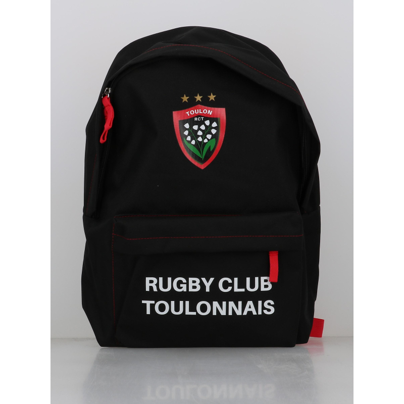 Sac à dos scolaire rugby club toulonnais noir - TOP 14