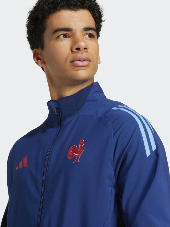 Veste de rugby XV de france bleu marine homme - Adidas