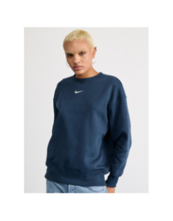 Sweat nsw phoenix crew bleu marine femme - Nike