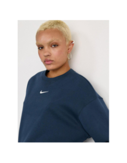 Sweat nsw phoenix crew bleu marine femme - Nike