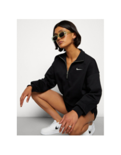 Sweat crop col zippé nsw phoenix noir femme - Nike